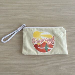 Stagecoach 2023 Yellow Cosmetic Bag